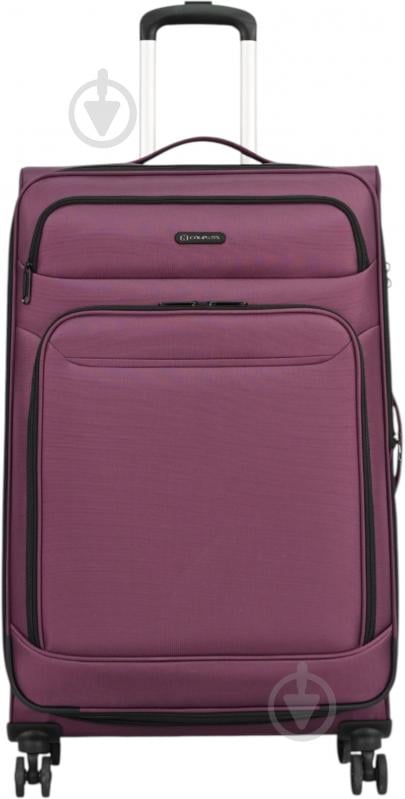 Чемодан Compass MS-3050 S 35 л фиолетовый - фото 1 Чемодан Compass MS-3050 S 35 л фиолетовый - фото 1