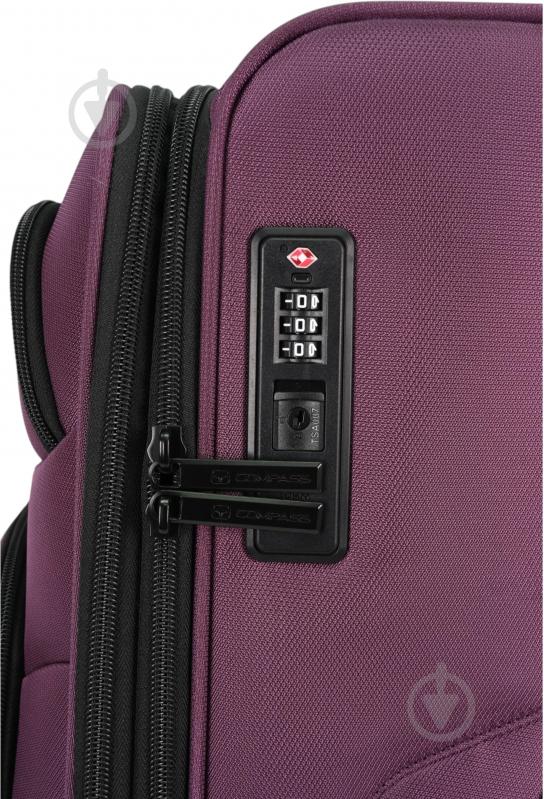 Чемодан Compass MS-3050 S 35 л фиолетовый - фото 13 Чемодан Compass MS-3050 S 35 л фиолетовый - фото 13