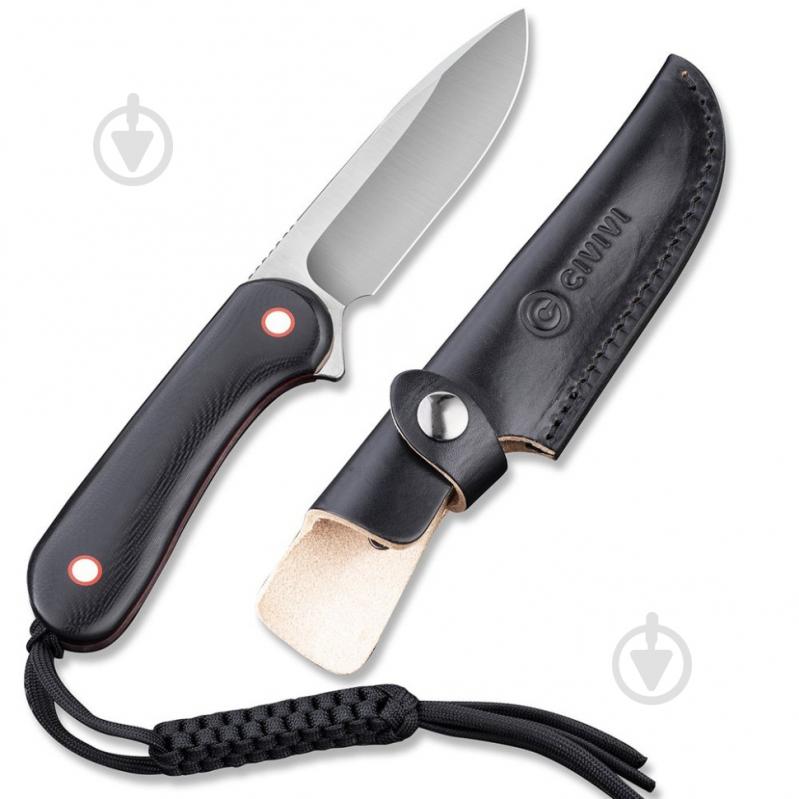 Нож тактический Civivi Fixed Blade Elementum, черный C2104A - фото 3 Нож тактический Civivi Fixed Blade Elementum, черный C2104A - фото 3