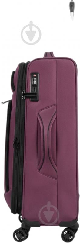 Чемодан Compass MS-3050 L 88 л фиолетовый - фото 21 Чемодан Compass MS-3050 L 88 л фиолетовый - фото 21