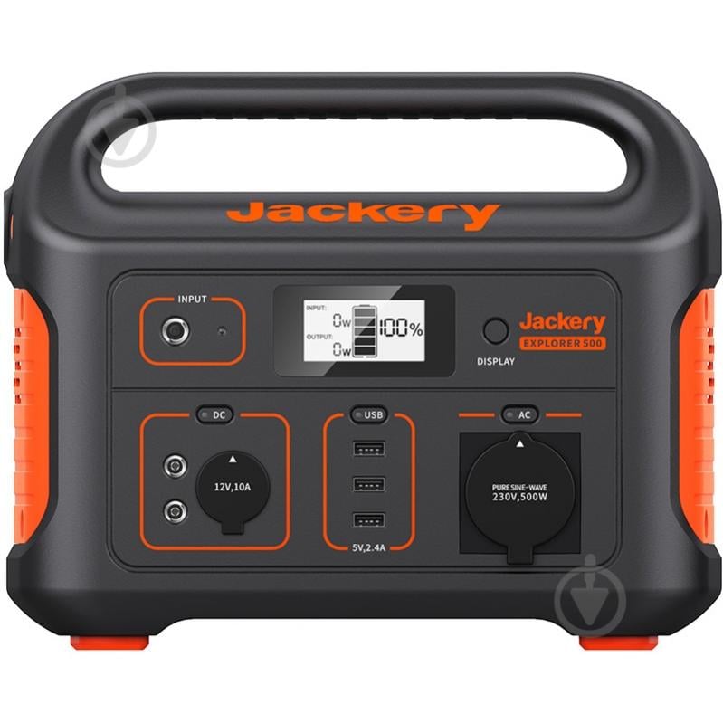 Зарядная станция Jackery Explorer 500EU (518 Вт·год) - фото 1