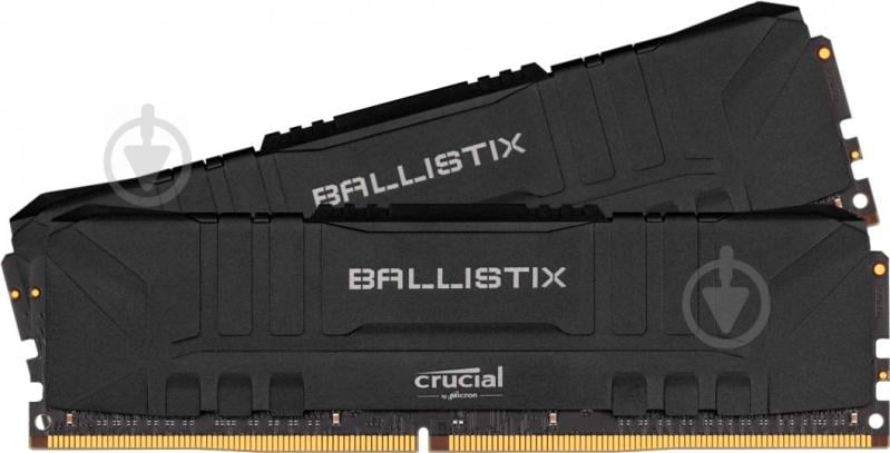 Оперативная память Micron DDR4 SDRAM 32 GB (2x16GB) 2666 MHz (BL2K16G26C16U4B) Ballistix Black - фото 1