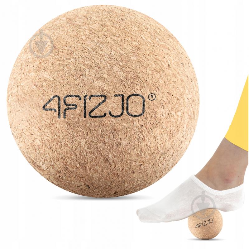 Масажний м'яч 4fizjo Lacrosse Ball Cork 6.5 см 4FJ0567 - фото 1 Масажний м'яч 4fizjo Lacrosse Ball Cork 6.5 см 4FJ0567 - фото 1