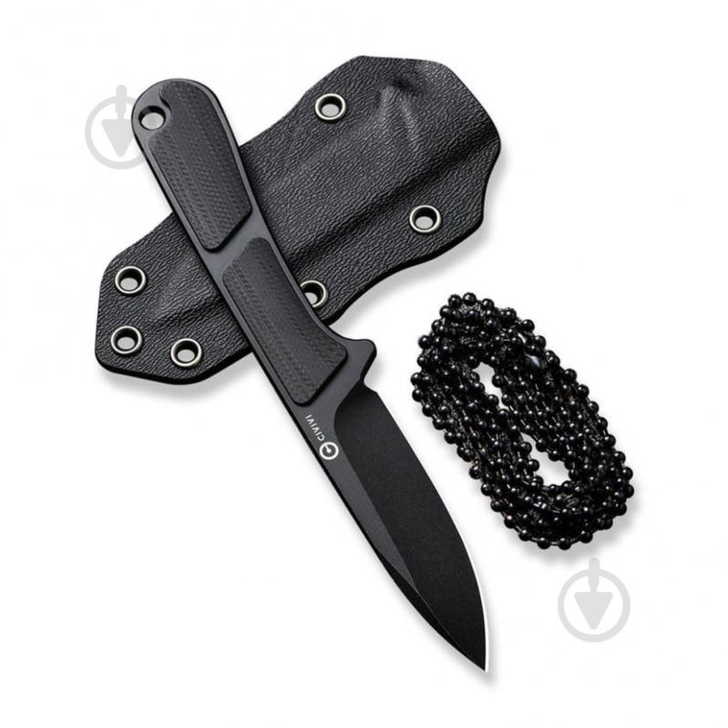 Нож тактический Civivi Mini Elementum Fixed Blade, черный C23010-1 - фото 3