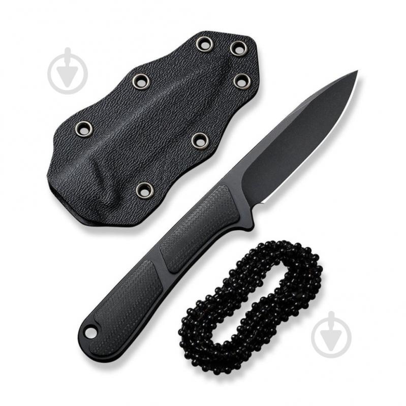 Нож тактический Civivi Mini Elementum Fixed Blade, черный C23010-1 - фото 2