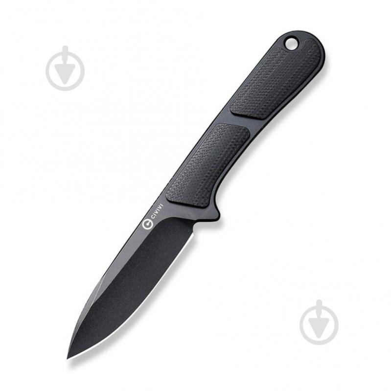 Нож тактический Civivi Mini Elementum Fixed Blade, черный C23010-1 - фото 1