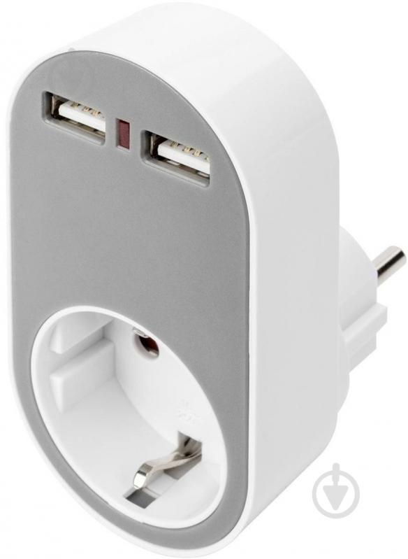 Зарядний пристрій Digitus Universal USB + Power Socket (DA-70617) - фото 1 Зарядний пристрій Digitus Universal USB + Power Socket (DA-70617) - фото 1