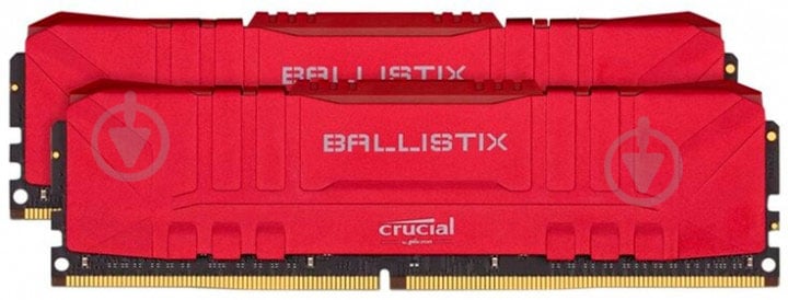 Оперативная память Micron DDR4 SDRAM 16 GB (2x8GB) 3000 MHz (BL2K8G30C15U4R) Ballistix Red - фото 1