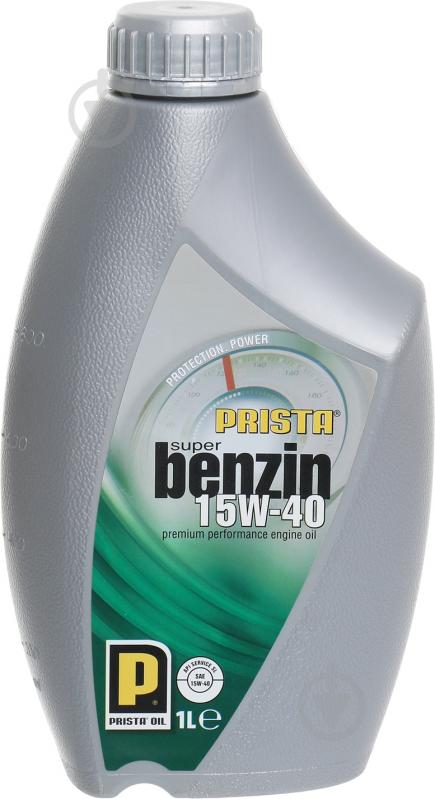 Моторне мастило Prista Oil Super Benzin 15W-40 1 л (PRIS SUP BENZ 15W40 1L) - фото 1