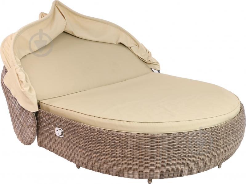 Комплект мебели Cruzo Sunbed set 145х192 см коричневый - фото 4