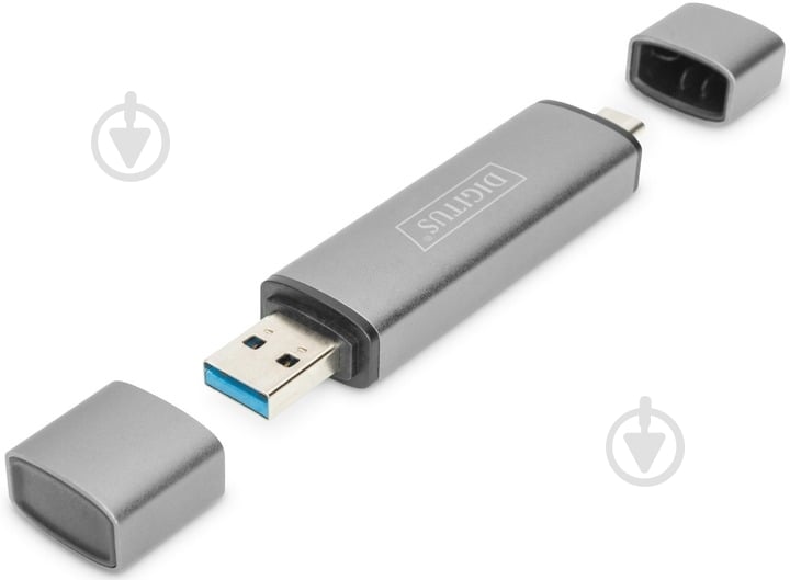 Кардридер Digitus USB-C/USB 3.0 SD/MicroSD (DA-70886) - фото 4