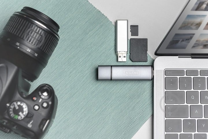 Кардридер Digitus USB-C/USB 3.0 SD/MicroSD (DA-70886) - фото 5