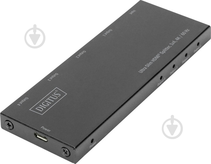 Сплиттер Digitus (DS-45323) HDMI (INx1 - OUTx4) 4K Ultra Slim - фото 1 Сплиттер Digitus (DS-45323) HDMI (INx1 - OUTx4) 4K Ultra Slim - фото 1