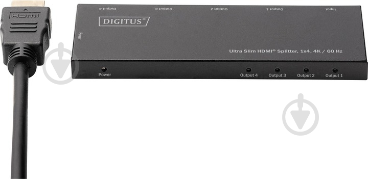 Сплиттер Digitus (DS-45323) HDMI (INx1 - OUTx4) 4K Ultra Slim - фото 6 Сплиттер Digitus (DS-45323) HDMI (INx1 - OUTx4) 4K Ultra Slim - фото 6