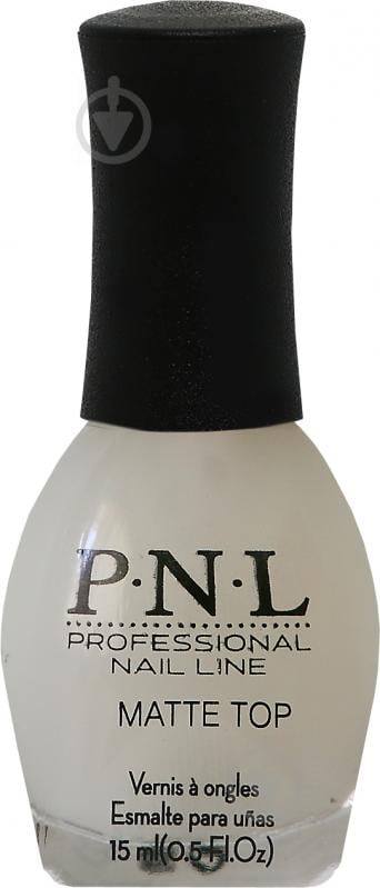 Покриття для лаку P.N.L Matte TOP Coat 15 мл - фото 1