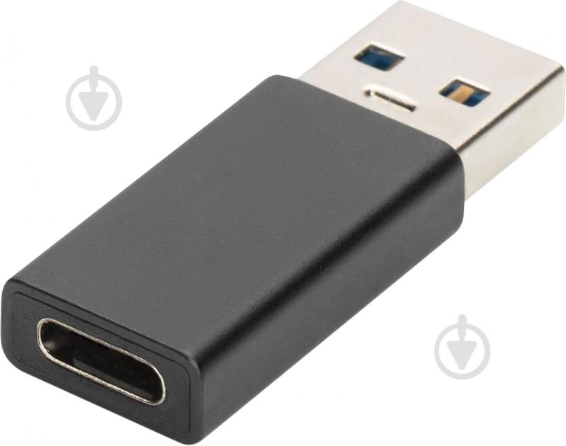Адаптер Digitus USB-A - USB-C 3A 5GB (AK-300524-000-S) - фото 2