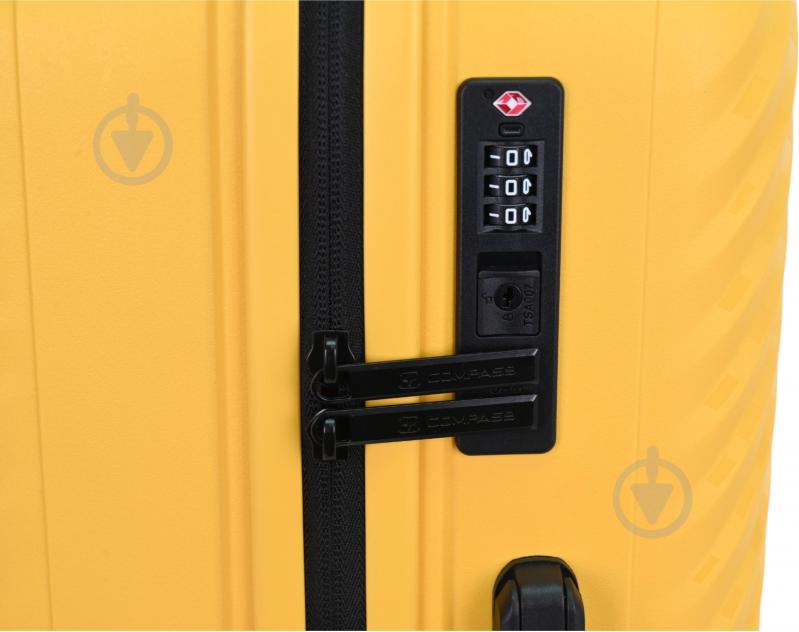 Валіза Compass MS-2729 S 32 л жовтий - фото 12 Валіза Compass MS-2729 S 32 л жовтий - фото 12
