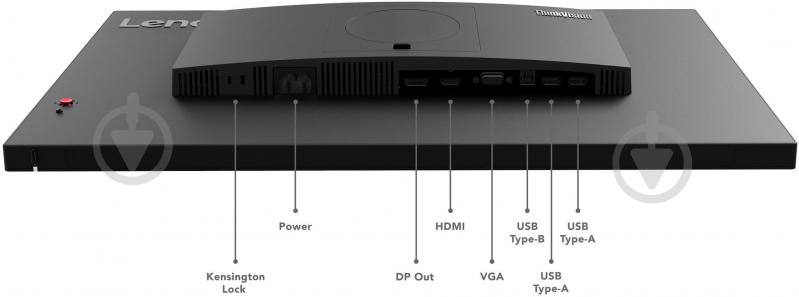 Монітор Lenovo ThinkVision T24i-30 23,8" (63CFMATXUA) - фото 10