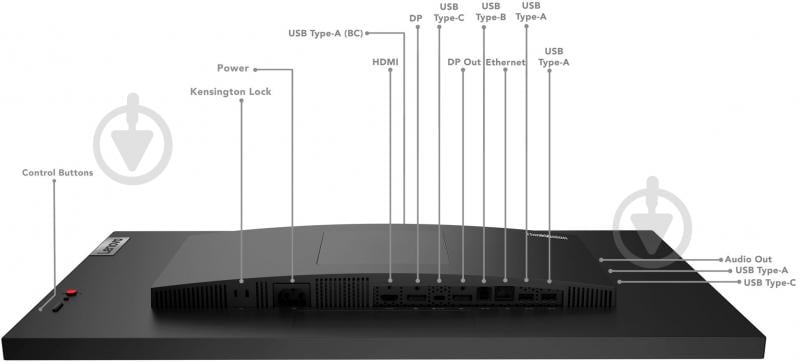 Монітор Lenovo ThinkVision P27h-30 27" (63A1GAT1UA) - фото 13