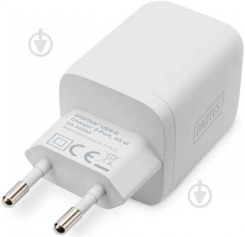 Зарядний пристрій Digitus 2хUSB-C 65 Вт (DA-10063) - фото 2