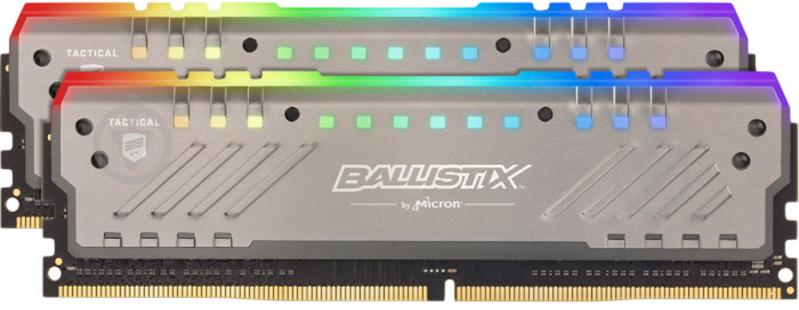 Оперативна пам'ять Micron DDR4 SDRAM 16 GB (2x8GB) 3200 MHz (BLT2K8G4D32AET4K) PC4-25600 Ballistix Tactical Tracer RGB - фото 1