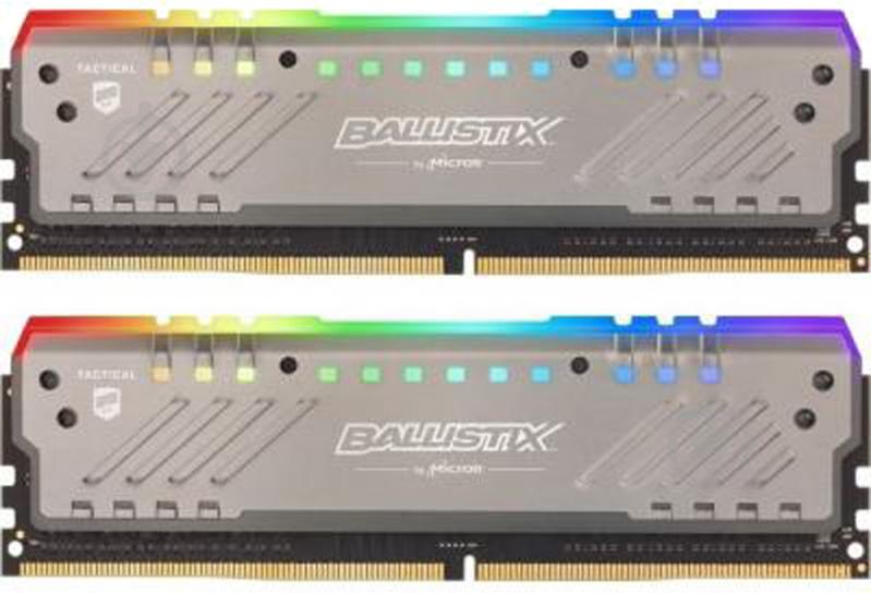 Оперативна пам'ять Micron DDR4 SDRAM 16 GB (2x8GB) 3200 MHz (BLT2K8G4D32AET4K) PC4-25600 Ballistix Tactical Tracer RGB - фото 2