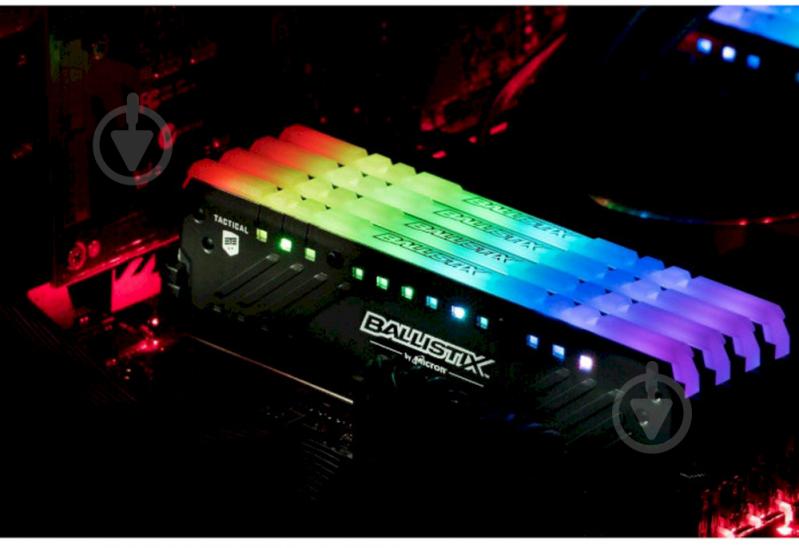 Оперативна пам'ять Micron DDR4 SDRAM 16 GB (2x8GB) 3200 MHz (BLT2K8G4D32AET4K) PC4-25600 Ballistix Tactical Tracer RGB - фото 5