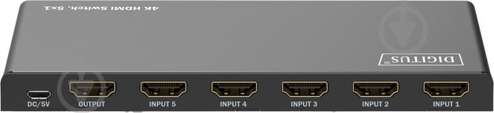 Сплітер Digitus (DS-55332) UHD HDMI (INx5 - OUTx1) 4K - фото 4 Сплітер Digitus (DS-55332) UHD HDMI (INx5 - OUTx1) 4K - фото 4