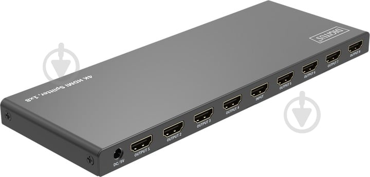 Сплітер Digitus (DS-55338) HDMI INx1 - OUTx8 - фото 2