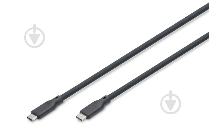 Кабель Digitus Type-C - Type-C Data/Charge USB 3.2 Gen2 10G 100W 4K 1 м черный (AK-300342-010-S) - фото 1