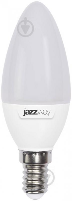 Лампа светодиодная Jazzway PLED-SP 5.5 Вт Candle матовая E14 220 В 3000 К - фото 1