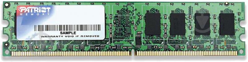 Оперативна пам'ять Patriot DDR2 SDRAM 2 GB (1x2GB) 800 MHz (PSD22G80026) PC2-6400 - фото 1