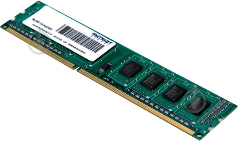 Оперативна пам'ять Patriot DDR3L SDRAM 4 GB (1x4GB) 1600 MHz (PSD34G1600L81) PC3-12800 - фото 1