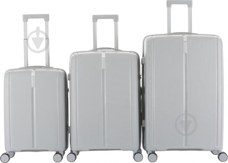 Валіза Compass 63 л кремовий PP-849 60x42x25 см M - фото 12