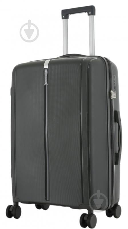 Чемодан Compass 63 л графит PP-849 60x42x25 см M - фото 2 Чемодан Compass 63 л графит PP-849 60x42x25 см M - фото 2
