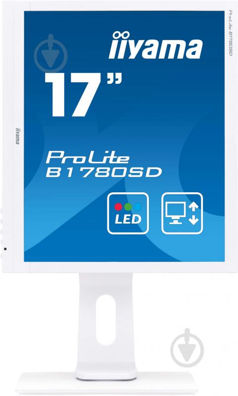 Монітор Iiyama Prolite B1780SD-W1 17" (B1780SD-W1) - фото 2