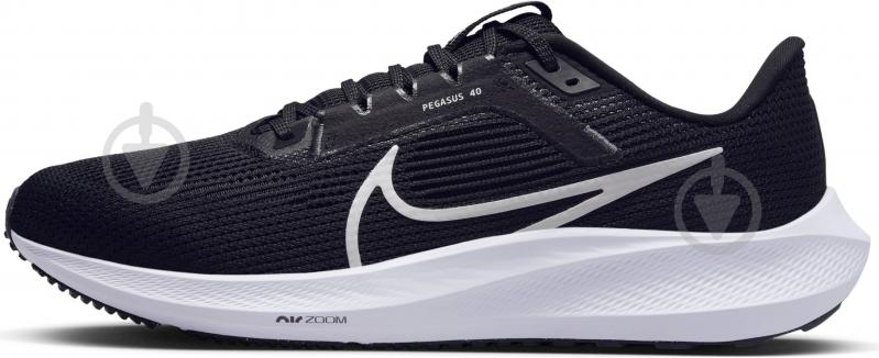 Кросівки чоловічі Nike AIRZOOM PEGASUS 40 DV3853-001 р.42,5 чорні - фото 3