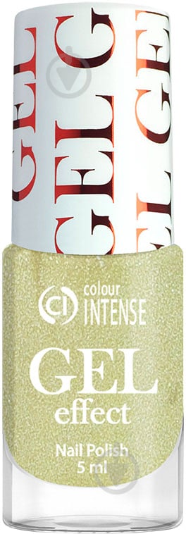 Лак для ногтей Colour Intense Gel Effect 65 006 Желтый (шиммер) 5 мл - фото 1