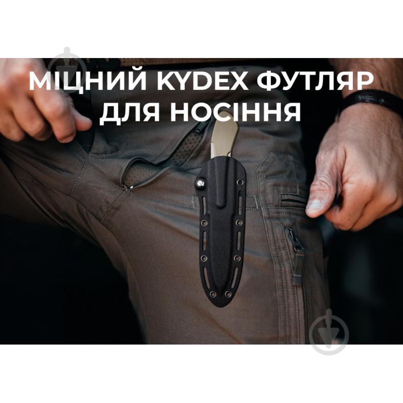 Ніж Civivi Full-Tang Varius, коричневый C22009D-2 - фото 7 Ніж Civivi Full-Tang Varius, коричневый C22009D-2 - фото 7