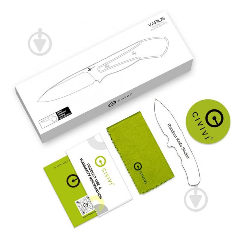 Ніж Civivi Full-Tang Varius, коричневый C22009D-2 - фото 5 Ніж Civivi Full-Tang Varius, коричневый C22009D-2 - фото 5