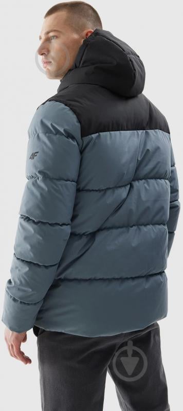 Пуховик мужской зимний 4F DOWN JACKET M299 4FRAW23TDJAM299-46S р.2XL синий - фото 2