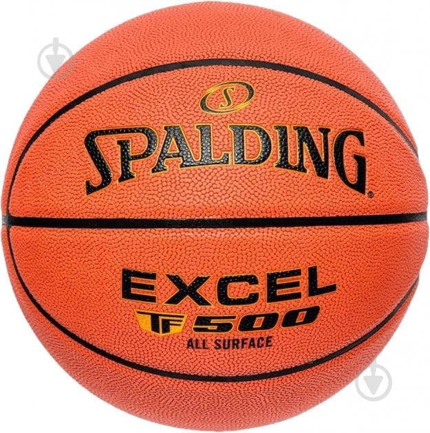 Баскетбольний м'яч Spalding TF-500 76797Z р. 7 помаранчевий - фото 1