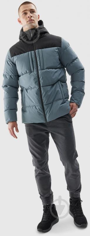 Пуховик мужской зимний 4F DOWN JACKET M299 4FRAW23TDJAM299-46S р.XL синий - фото 5