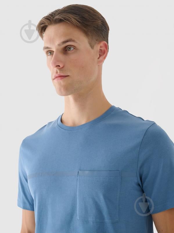 Футболка 4F 4FRSS24TTSHM2078-33S р.2XL голубой - фото 3