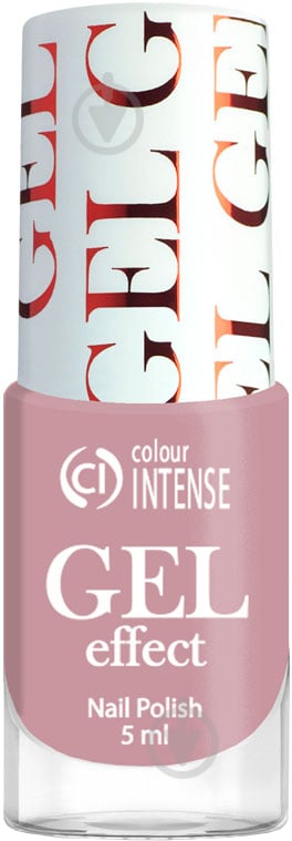 Лак для ногтей Colour Intense Gel Effect 65 015 Розово-серый 5 мл - фото 1