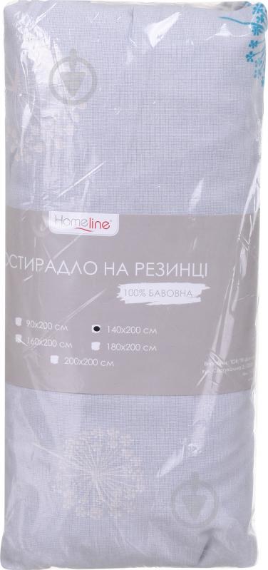 Простирадло на резинці бязь 140x200 см в асортименті Home Line - фото 3