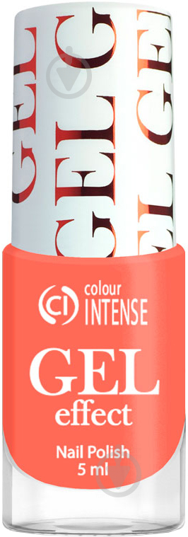 Лак для ногтей Colour Intense Gel Effect 65 019 Лососевый 5 мл - фото 1