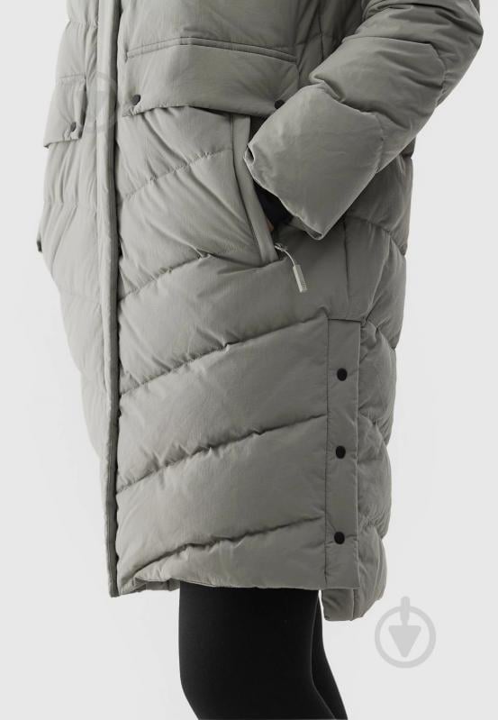 Пальто 4F DOWN JACKET F437 4FRAW23TDJAF437-44S р.XL зелена - фото 6