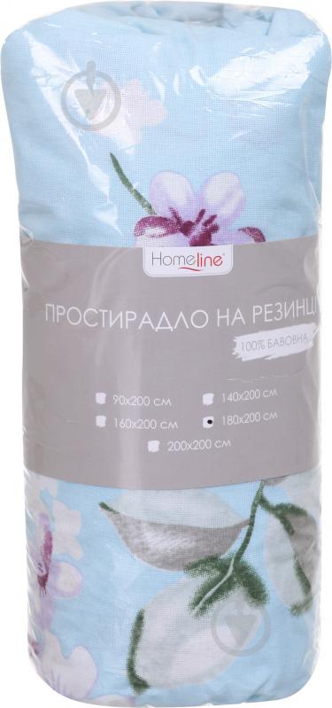 Простирадло на резинці бязь 180x200 см в асортименті Home Line - фото 3