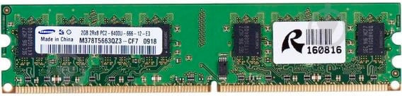 Оперативна пам'ять Samsung DDR2 SDRAM 2 GB 800 MHz (M378B5663QZ3-CF7 / M378T5663QZ3-) - фото 1